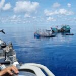 Kapal Terbakar di Laut Natuna Utara