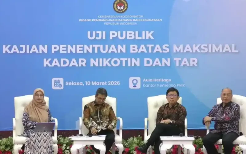 Uji Publik Pembatasan Nikotin dan Tar