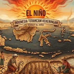 Ilustrasi Indonesia Kekeringan akibat El Nino