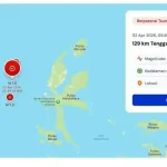 Gempa Bitung 2 April 2026