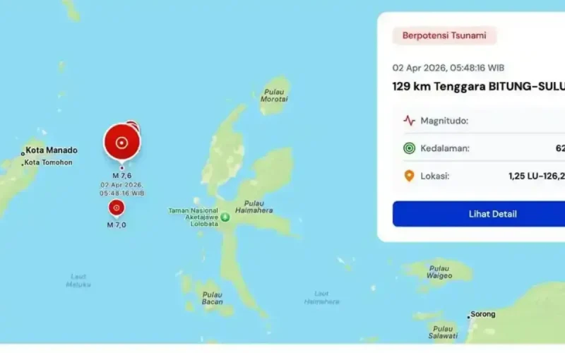 Gempa M 7,6 Bitung: Valuasi Risiko Infrastruktur dan Logistik Sulut