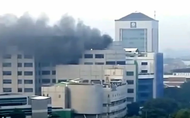 Kebakaran RSUD Dr Soetomo Surabaya